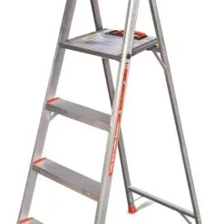 Little Giant Safety Flip-N-Lite Model 6 Aluminum 300 Lb Type-1A Step Ladder