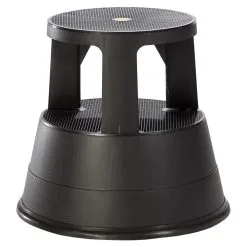 Xtend And Climb 2-Step 300-lb Load Capacity Black Plastic Step Stool